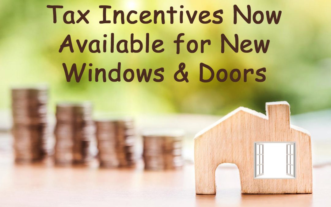 New Window Tax Incentives